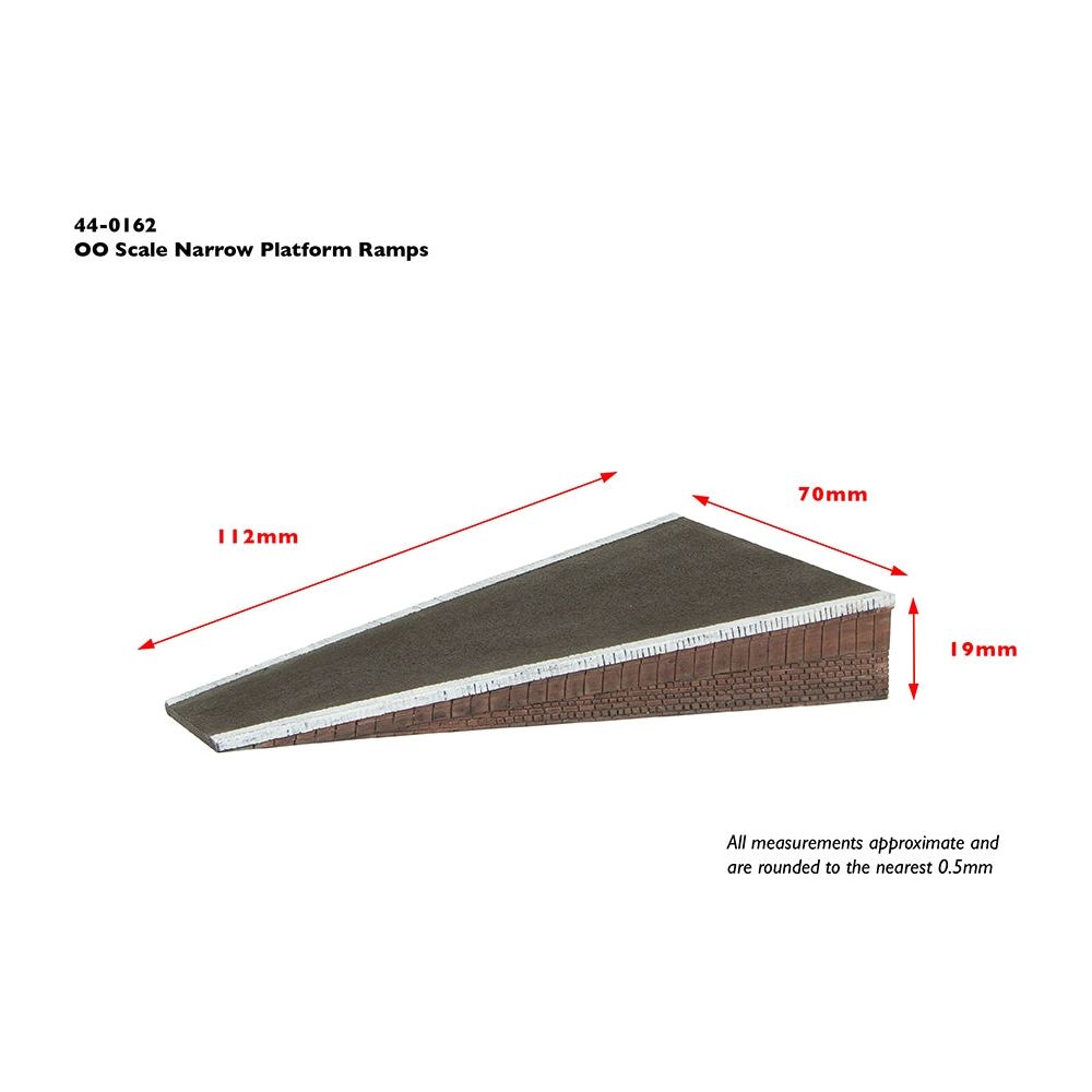 SCENECRAFT OO Narrow Platform Ramps (x2)