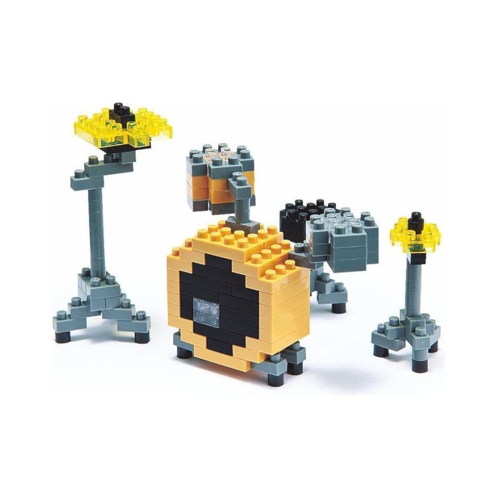 NANOBLOCK Drum Set Yellow