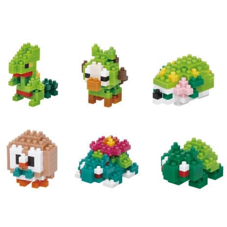 NANOBLOCK Mini Pokemon Box - 6 Designs, Grass-Type