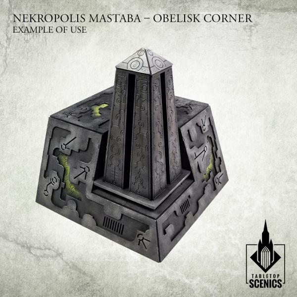 TABLETOP SCENICS Nekropolis Mastaba - Obelisk Corner
