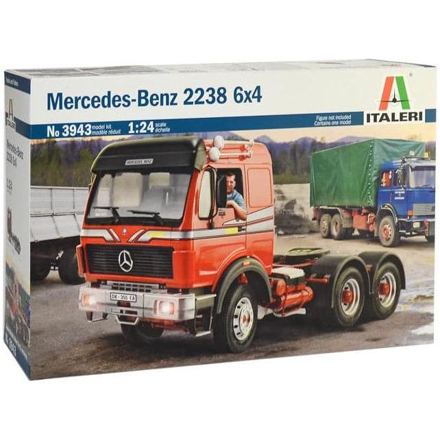 ITALERI 1/24 Mercedes Benz 2238 6X4 Truck