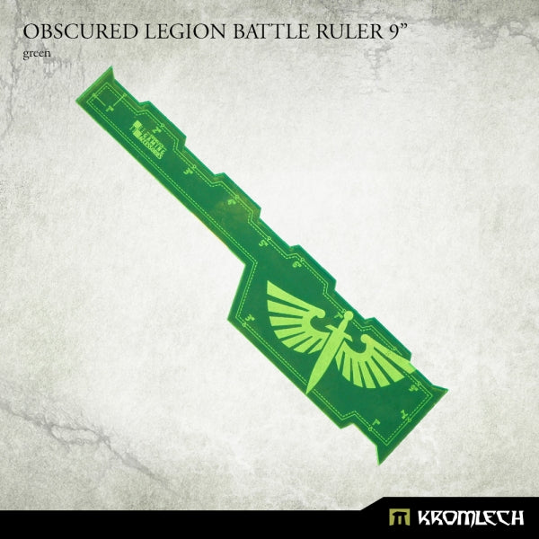 KROMLECH Obscured Battle Ruler 9" (Green) (1)