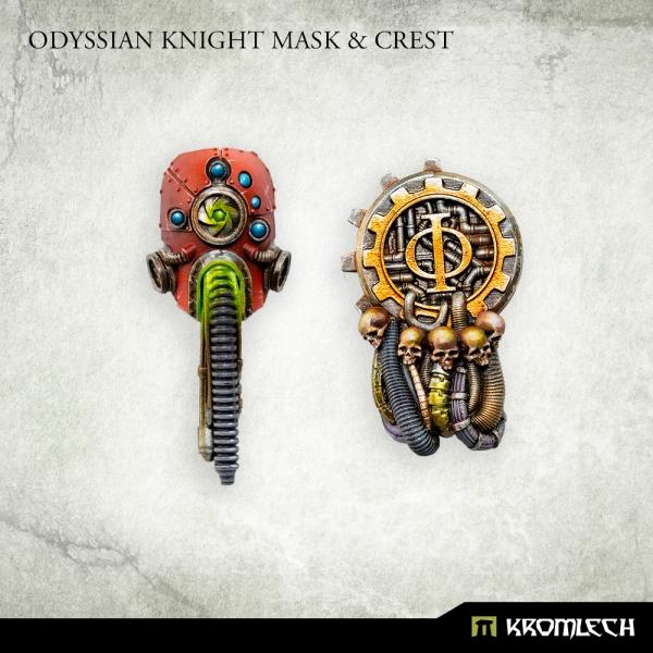 KROMLECH Odyssian Knight Mask & Crest (2)