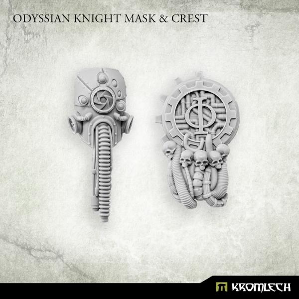KROMLECH Odyssian Knight Mask & Crest (2)