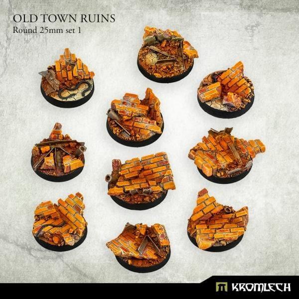 KROMLECH Old Town Ruins Round 25mm Set 1 (10)