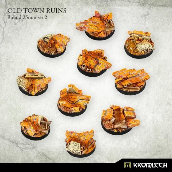 KROMLECH Old Town Ruins Round 25mm Set 2 (10)