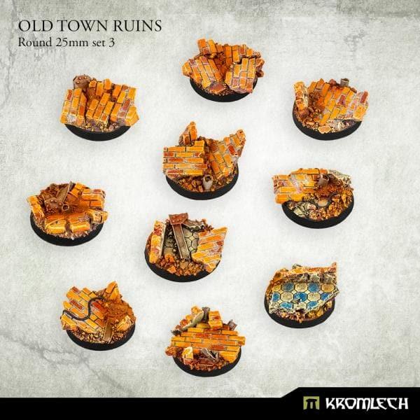 KROMLECH Old Town Ruins Round 25mm Set 3 (10)