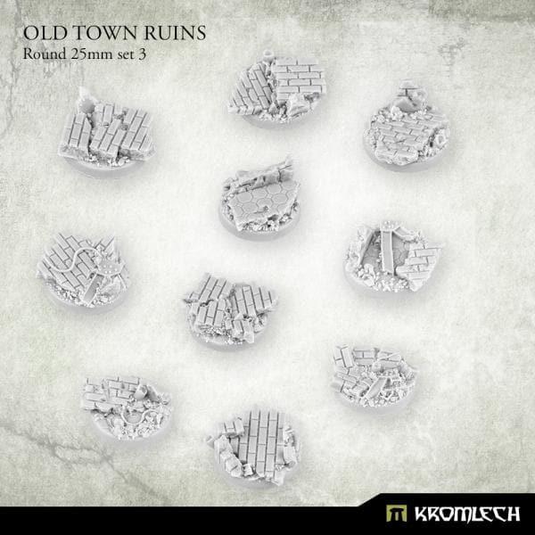 KROMLECH Old Town Ruins Round 25mm Set 3 (10)