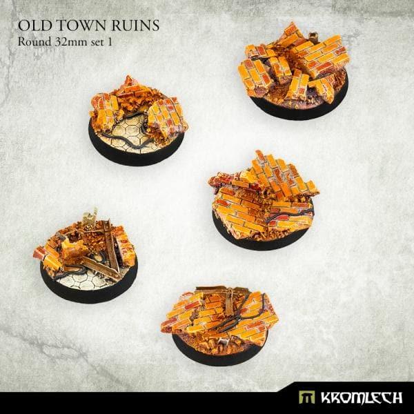 KROMLECH Old Town Ruins Round 32mm Set 1 (5)