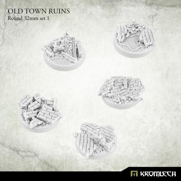 KROMLECH Old Town Ruins Round 32mm Set 1 (5)