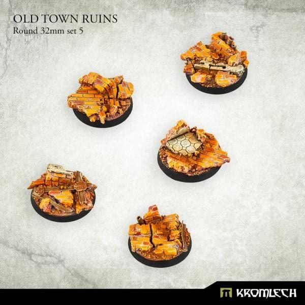 KROMLECH Old Town Ruins Round 32mm Set 5 (5)