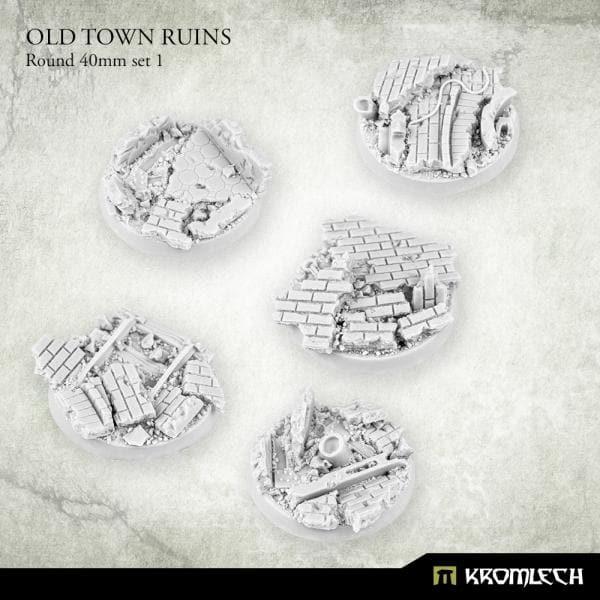 KROMLECH Old Town Ruins Round 40mm Set 1 (5)