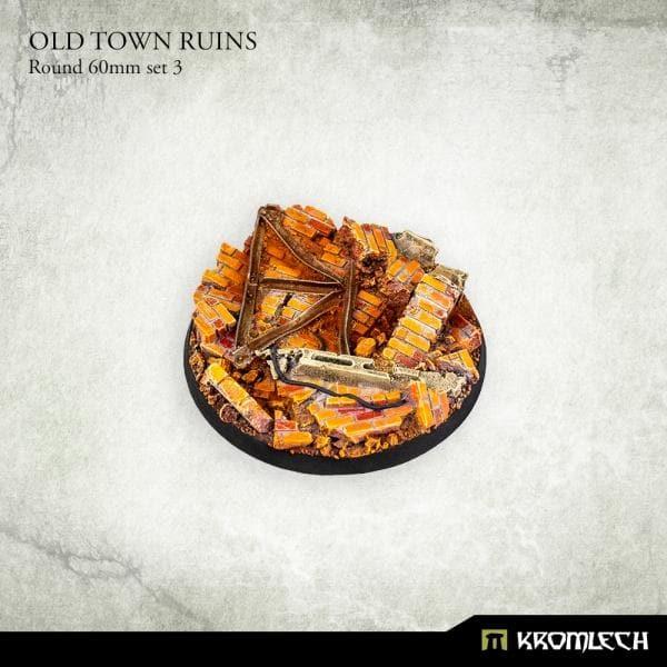 KROMLECH Old Town Ruins Round 60mm Set 3