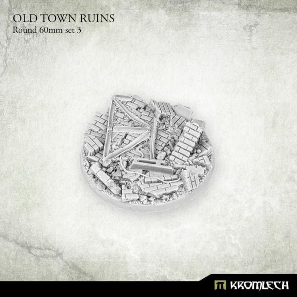 KROMLECH Old Town Ruins Round 60mm Set 3