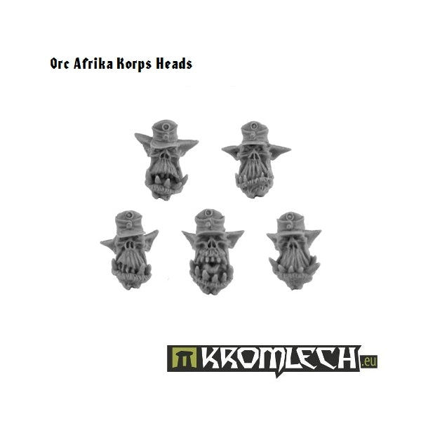 KROMLECH Orc "Afrika Korps Heads (10)