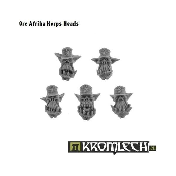 KROMLECH Orc "Afrika Korps Heads (10)