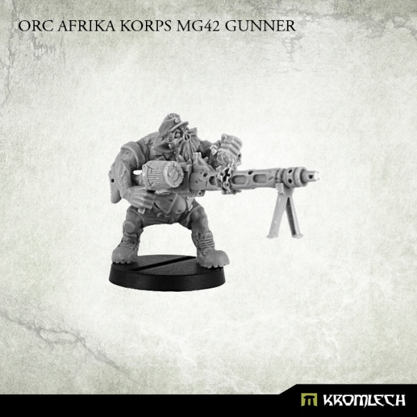 KROMLECH Orc Afrika Korps MG42 Gunner (1)