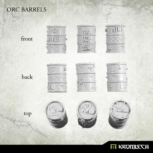KROMLECH Orc Barrels (6)