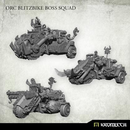 KROMLECH Orc Blitzbike Boss Squad (3)