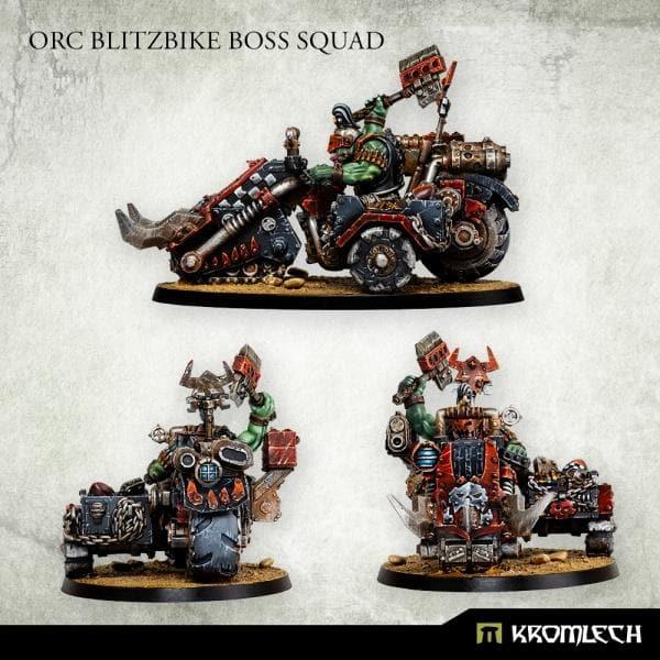 KROMLECH Orc Blitzbike Boss Squad (3)