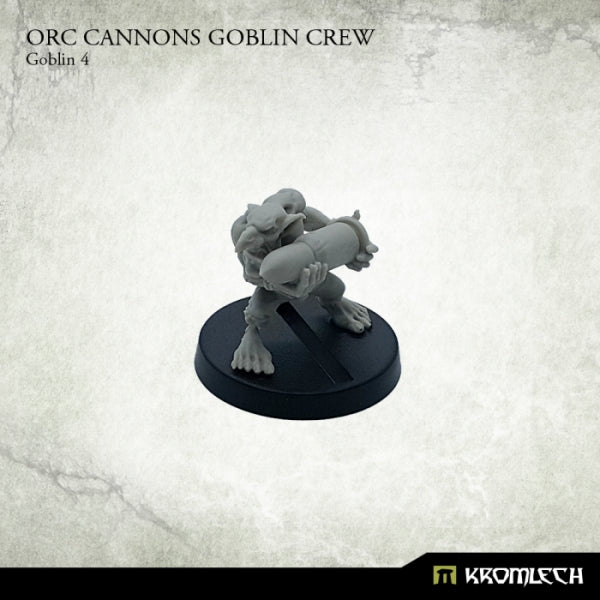 KROMLECH Orc Cannons Goblin Crew (6)