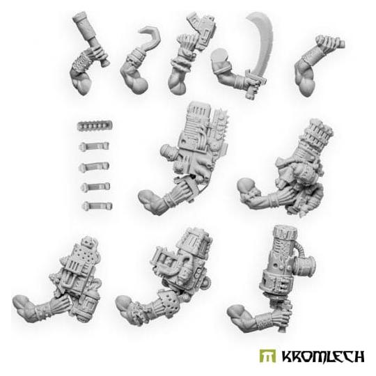 KROMLECH Orc Corsairs Kaptins Blasta Guns Set 1