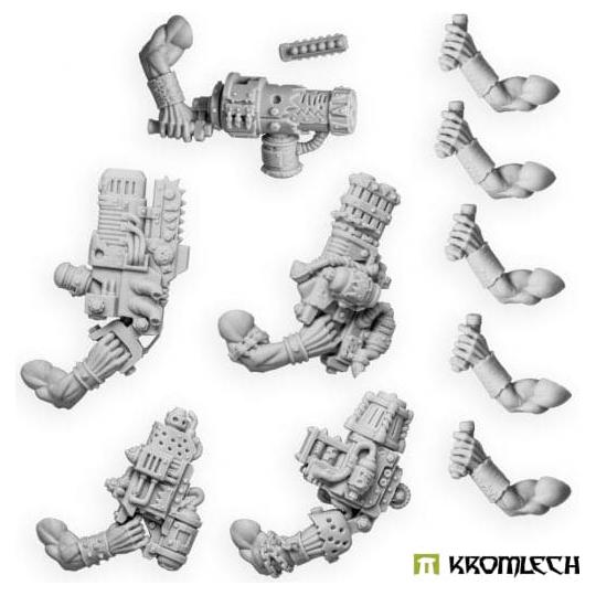 KROMLECH Orc Corsairs Kaptins Blasta Guns Set 2