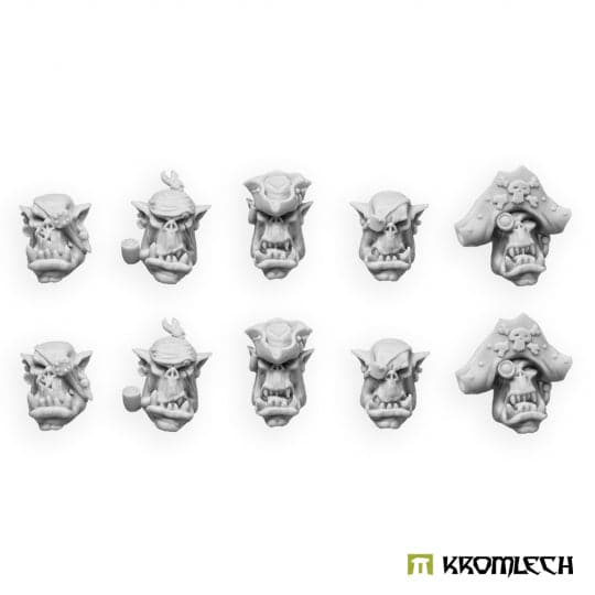 KROMLECH Orc Corsairs Kaptins Heads