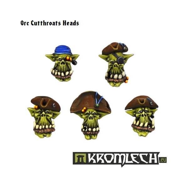 KROMLECH Orc Cutthroats Heads (10)