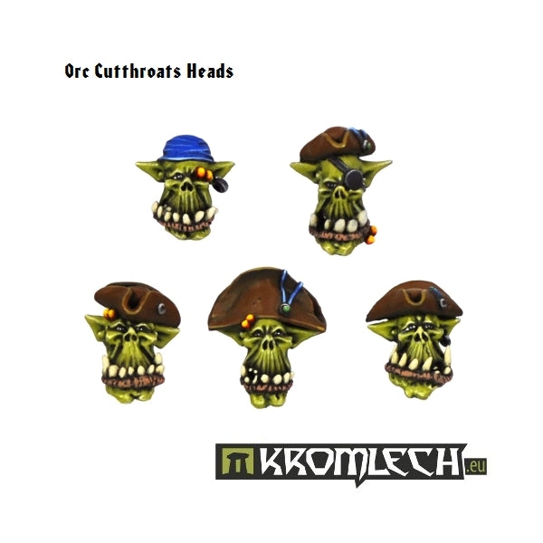 KROMLECH Orc Cutthroats Heads (10)