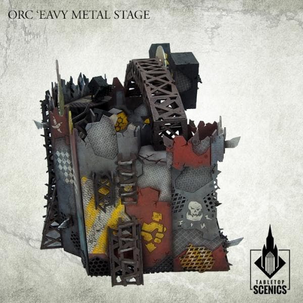TABLETOP SCENICS Orc 'Eavy Metal Stage