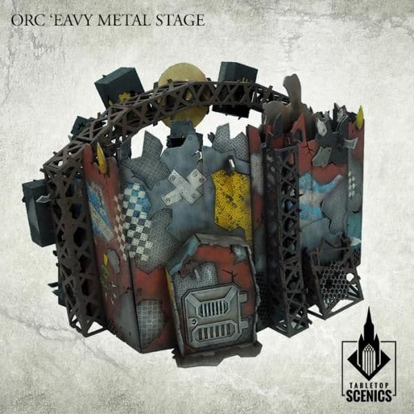 TABLETOP SCENICS Orc 'Eavy Metal Stage