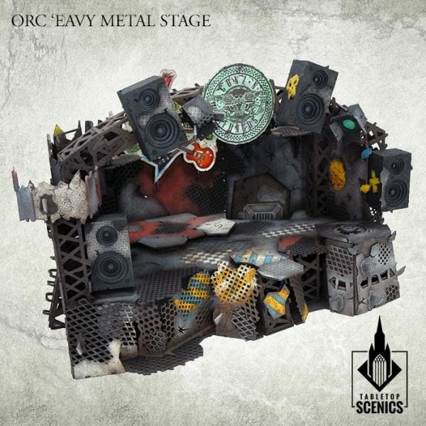 TABLETOP SCENICS Orc 'Eavy Metal Stage