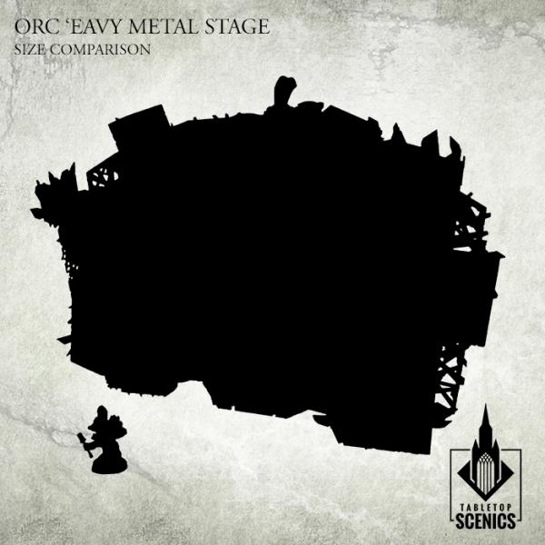TABLETOP SCENICS Orc 'Eavy Metal Stage