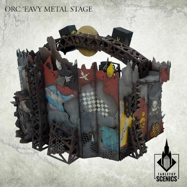 TABLETOP SCENICS Orc 'Eavy Metal Stage