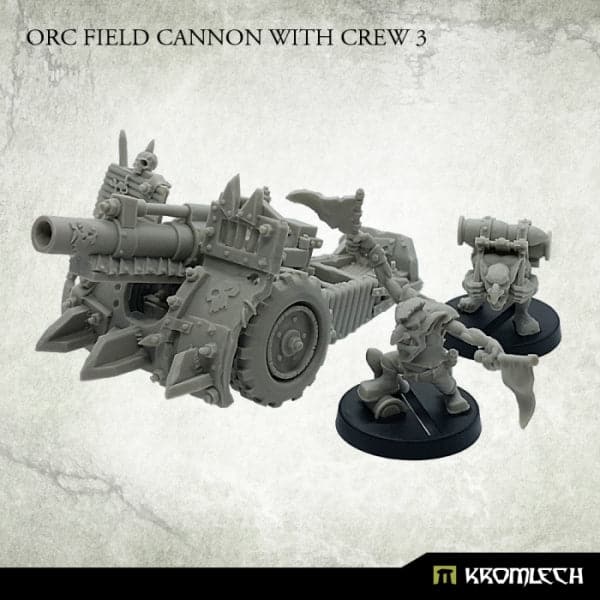 KROMLECH Orc Field Cannon with Crew 3 (3)