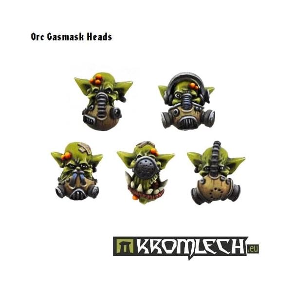 KROMLECH Orc Gasmask Heads (10)