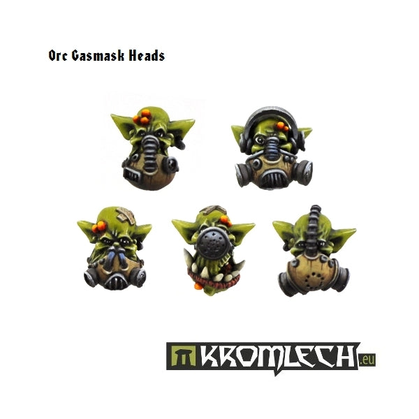 KROMLECH Orc Gasmask Heads (10)