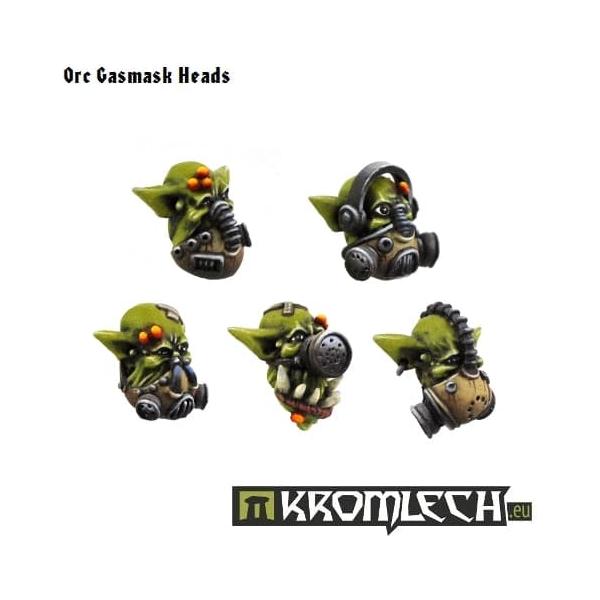 KROMLECH Orc Gasmask Heads (10)