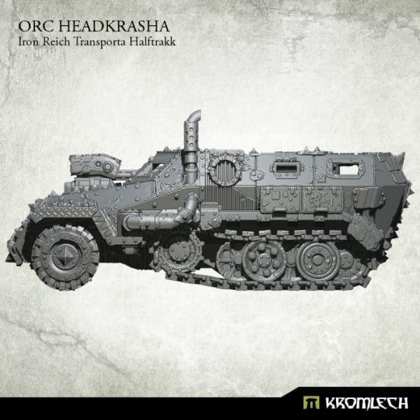 KROMLECH Orc Headkrasha, Iron Reich Transporta Halftrakk (1