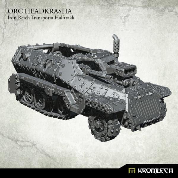 KROMLECH Orc Headkrasha, Iron Reich Transporta Halftrakk (1
