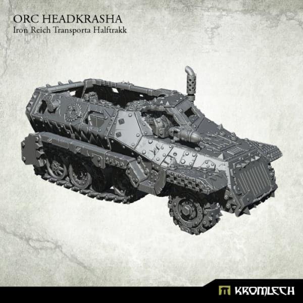KROMLECH Orc Headkrasha, Iron Reich Transporta Halftrakk (1