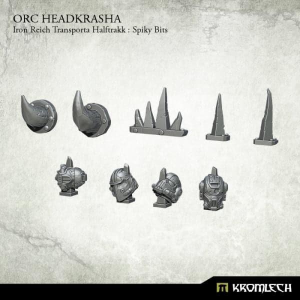 KROMLECH Orc Headkrasha, Iron Reich Transporta Halftrakk (1