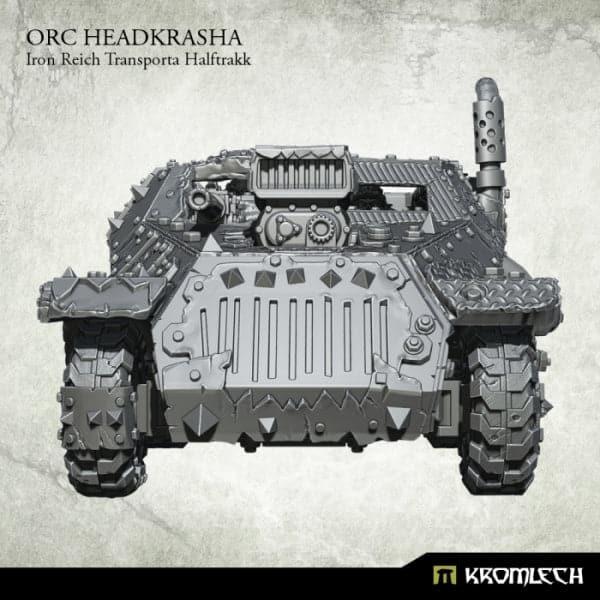 KROMLECH Orc Headkrasha, Iron Reich Transporta Halftrakk (1