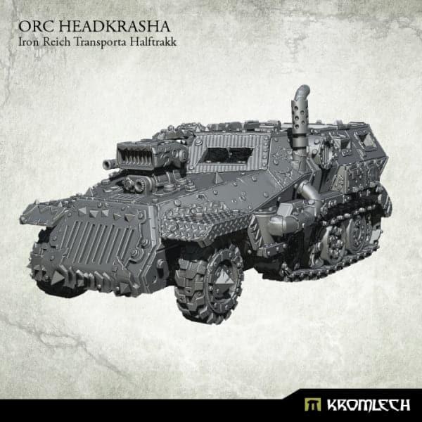 KROMLECH Orc Headkrasha, Iron Reich Transporta Halftrakk (1