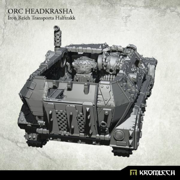KROMLECH Orc Headkrasha, Iron Reich Transporta Halftrakk (1