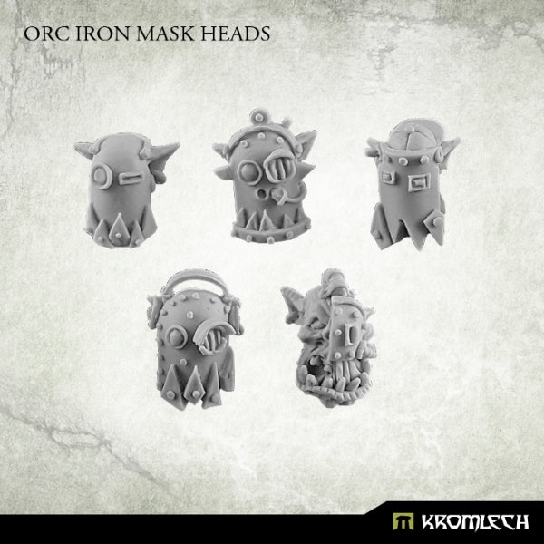 KROMLECH Orc Iron Mask Heads (10)