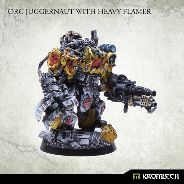 KROMLECH Orc Juggernaut with Heavy Flamer