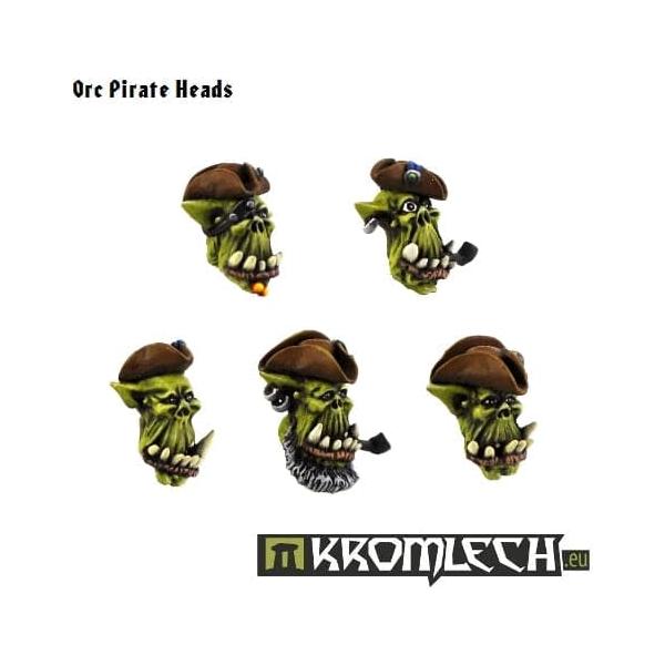 KROMLECH Orc Pirate Heads (10)