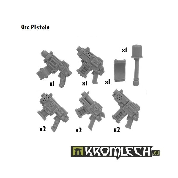 KROMLECH Orc Pistols (8 + Grenade and Shoulder Pad)